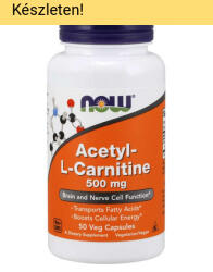 NOW NOW Acetyl-L-Carnitine 500 mg 50 kapszula - mrsupplement