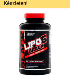 Nutrex Lipo 6 Black Weight Loss Support 120 kapszula