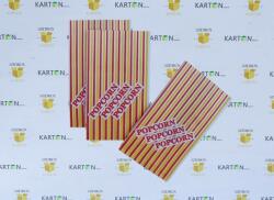 Szidibox Karton Popcorn 1L papírzacskó, papírtasak 10, 5x6x17cm 100db/cs (SZID-01138)