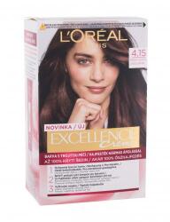 L'Oréal Excellence Creme Triple Protection vopsea de păr 48 ml pentru femei 4, 15 Frosted Brown