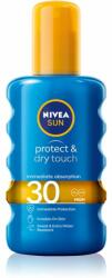 Nivea Sun Protect & Dry Touch spray transparent pentru bronzat SPF 30 200 ml