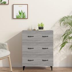 vidaXL Servantă, gri sonoma, 69, 5x34x90 cm, lemn prelucrat (817349) Comoda