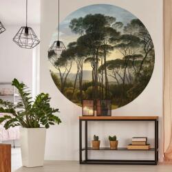 WallArt Tapet în formă de cerc „Umbrella Pines in Italy, 142, 5 cm WPC-WA12 (440360)