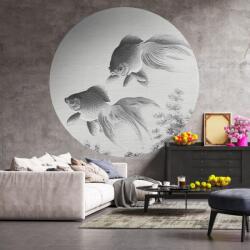 WallArt Tapet în formă de cerc „Two Goldfish, 142, 5 cm WPC-WA16 (440364)