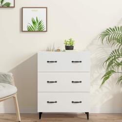 vidaXL Servantă, alb extralucios, 69, 5x34x90 cm, lemn compozit (812165) Comoda