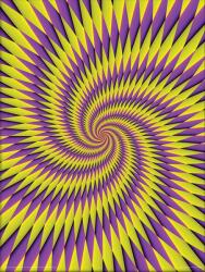 Pyramid Tablou Art Print Pyramid Art: Optical Illusion - Brain Spin (LFP12622P)