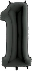 Balloons4party Balon folie cifra 1 negru 100 cm