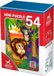 DEICO Mini-puzzle Leu - Puzzle 54 piese - Animale sălbatice (61676-01)