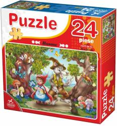 DEICO Puzzle Scufița Roșie - Puzzle copii, 24 piese (73273) Puzzle
