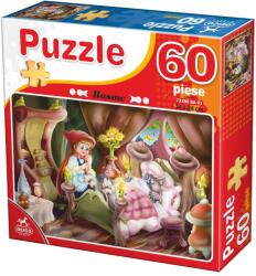 DEICO Puzzle Scufița Roșie - Puzzle copii, 60 piese (73280)