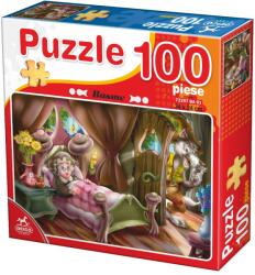 DEICO Puzzle Scufița Roșie - Puzzle copii, 100 piese (73297)