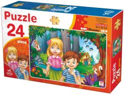 DEICO Puzzle Hansel și Gretel - Puzzle copii, 24 piese (61430-02)