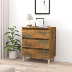 vidaXL Servantă, stejar fumuriu, 60x35x69 cm, lemn compozit (815804) Comoda