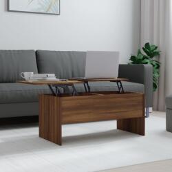 vidaXL Măsuță de cafea, stejar maro, 102x50, 5x46, 5 cm, lemn prelucrat (819301) Masa de cafea