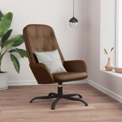 vidaXL Scaun de relaxare, maro, piele ecologică lucioasă (341217)
