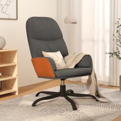 vidaXL Scaun de relaxare, gri închis, material textil (341032)