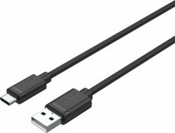 Unitek C14068BK USB-A apa - USB-C apa 2.0 Adat és töltőkábel - Fekete (2m) (C14068BK)
