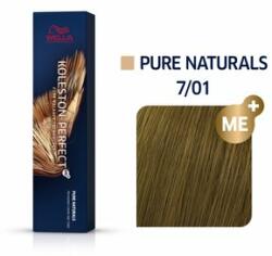 Wella Koleston Perfect Me+ Pure Naturals vopsea profesională permanentă pentru păr 7/01 60 ml