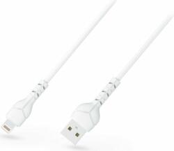 DEVIA Kintone Cable V2 Series USB-A apa 2.0 - Lightning apa Adat és töltőkábel - Fehér (1m) (ST348594)