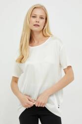 BOSS tricou din amestec din mătase Esandy 9BYY-TSD086_01X (50457656)