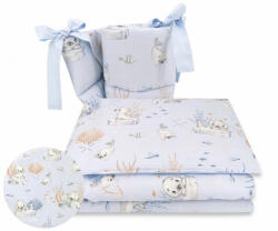 Baby Shop 3 részes ágynemű garnitúra - kék fóka - babastar