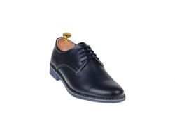 Oferta marimea 40, 42, 44 - Pantofi barbati, bleumarin, casual-eleganti, din piele naturala - L859BLM - ciucaleti
