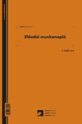 PÁTRIA Előadói munkanapló 20 lapos füzet A/4 álló C. 5230-315