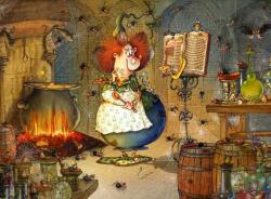 Grafika Art Puzzle - Puzzle François Ruyer - Witch - Kitchen - 2 000 piese