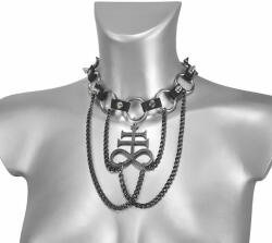 Leather & Steel Fashion Colier cu pandantiv LEVIATHAN CROSS CHAINS - LSF9 38