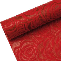 Valex Decor Rózsafejmintás 3D vetex 50cm x 4.5m - Bordó (3DR-91)