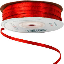 Valex Decor Szatén szalag 3mm x 91.44m - Piros (3040)