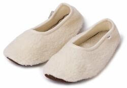 Vlnka Gyapjú balerina cipő Natural - természetes papucs és bocskor méretek 39-40