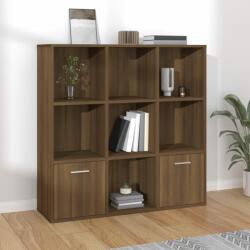 vidaXL Bibliotecă, stejar maro, 98x30x98 cm (815449) Biblioteca