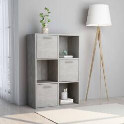 vidaXL Dulap de depozitare, gri beton, 60 x 29, 5 x 90 cm, PAL (801138) Biblioteca