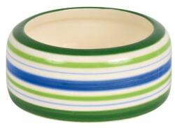 TRIXIE Bol Ceramic verde cu dungi pentru iepure 500 ml