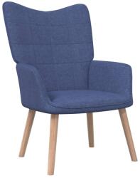 vidaXL Scaun de relaxare, albastru, material textil (327923)