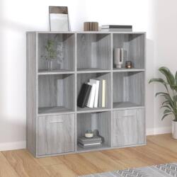 vidaXL Bibliotecă, gri sonoma, 98x30x98 cm (815448) Biblioteca