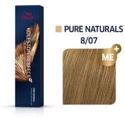 Wella Koleston Perfect Me+ Pure Naturals vopsea profesională permanentă pentru păr 8/07 60 ml