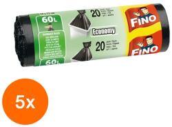FINO Set 5 x 20 Saci Menajeri Fino Economy, 60 l (5xSAFINO00030)