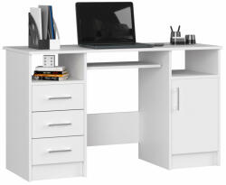 AKORD Íróasztal - Akord Furniture - 124 cm - fehér