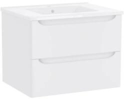 MIRANO Selvia fürdőszobabútor + mosdó + szifon - 60 cm (fényes fehér)
