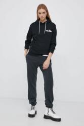 Ellesse bluză femei, culoarea negru, cu glugă, cu imprimeu SGS08848-011 9BY8-BLD146_99X