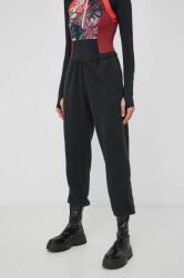 Quiksilver Pantaloni femei, culoarea negru, material neted 9BY8-SPD0SZ_99X