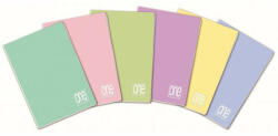BLASETTI Pasztell színű tűzött füzet A/4, 42 lap kockás, Blasetti One Color Pastel, többféle szín (BRB-6579) - mesescuccok