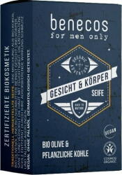 Benecos for men only arc- és testszappan - 75 g