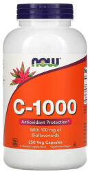 NOW C-1000 Vitamina C cu Bioflavonoide 100mg, Now Foods, 250 capsule