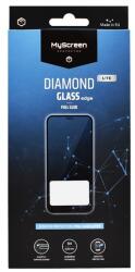 MyScreen DIAMOND GLASS LITE EDGE képernyővédő üveg (2.5D full glue, íves, karcálló, 0.33 mm, 9H) FEKETE Apple iPhone 14 Pro (MD6863 DGLFG)