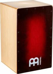 Meinl SC100RDB Snarecraft 100 Cajon, Baltic Birch, Special Edition - Red Burst