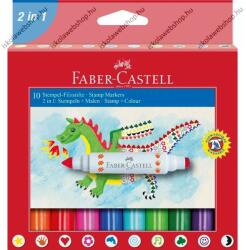 Faber-Castell bélyegzős filctoll, 10 db (STM_2017_155170)