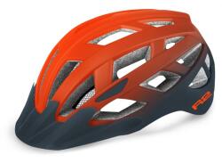 R2 Bukósisak Lumen Ath18j/l Inmold, Ledes, Narancssárga/fekete (58 - 62 Cm) - elitebike